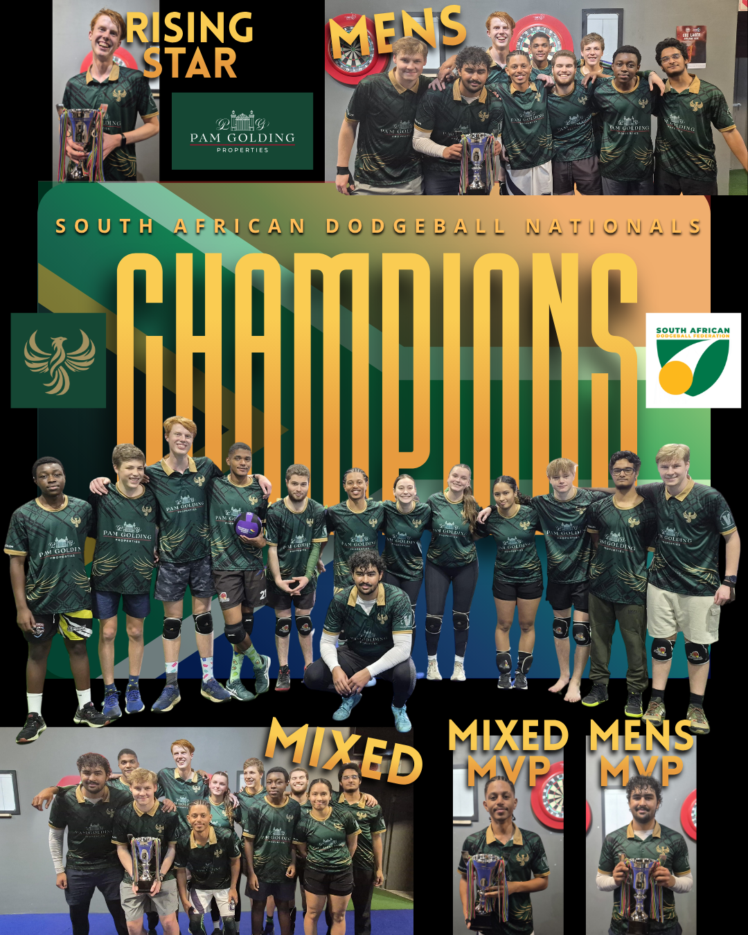 Phoenix Dodgeball Club — SA National Champions 2026